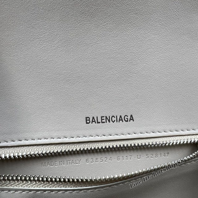 Balenciaga專櫃爆款鱷魚紋S號Hourglass沙漏包 巴黎世家頂級原單手提肩背包 款號：8895 fyj1219